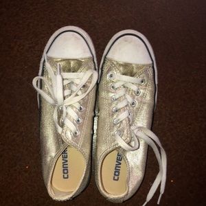 Gold Converse